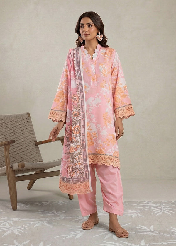 L-Pink- Cotton-3 Piece (WU3PPBS25SO6J37P)