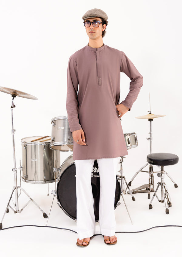 Mauve-Blended-Kurta - (M25KUE1042)