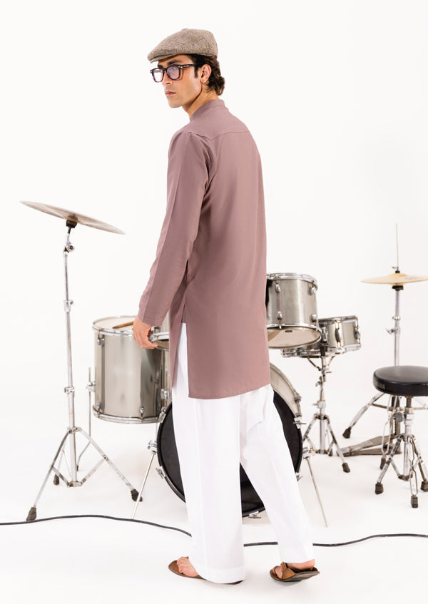 Mauve-Blended-Kurta - (M25KUE1042)