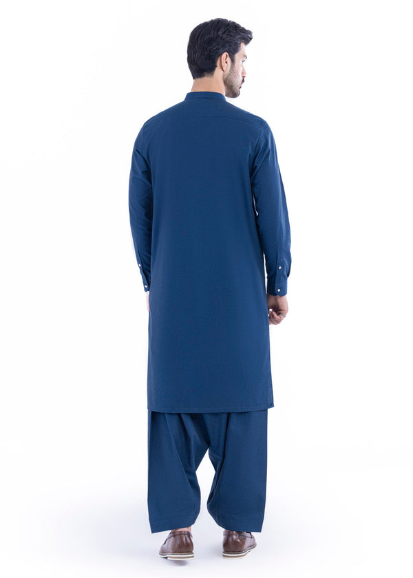 D-Teal-Cotton-Shalwar Suit - (MP2PBBW25ADN20)