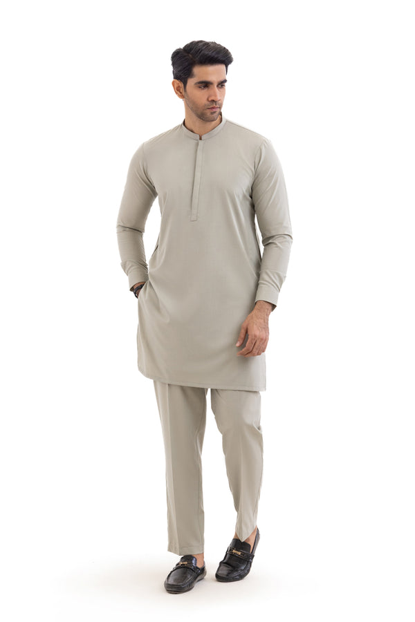 S-Green-Blended-Kurta Trouser - (MP2PBBW25ADN28)