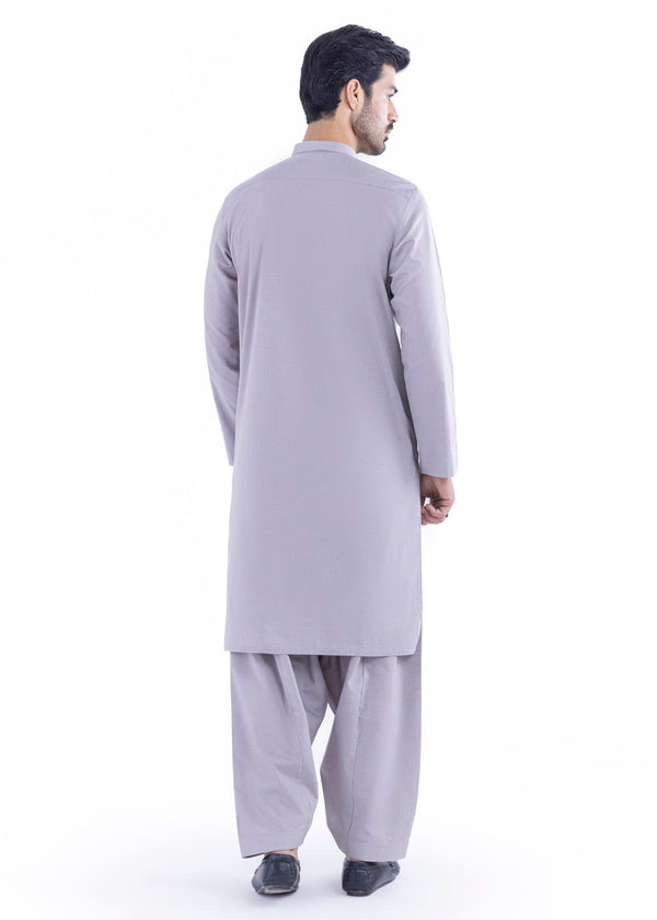 L-Grey-Cotton-Shalwar Suit - (MP2PBBW25BM10N11)