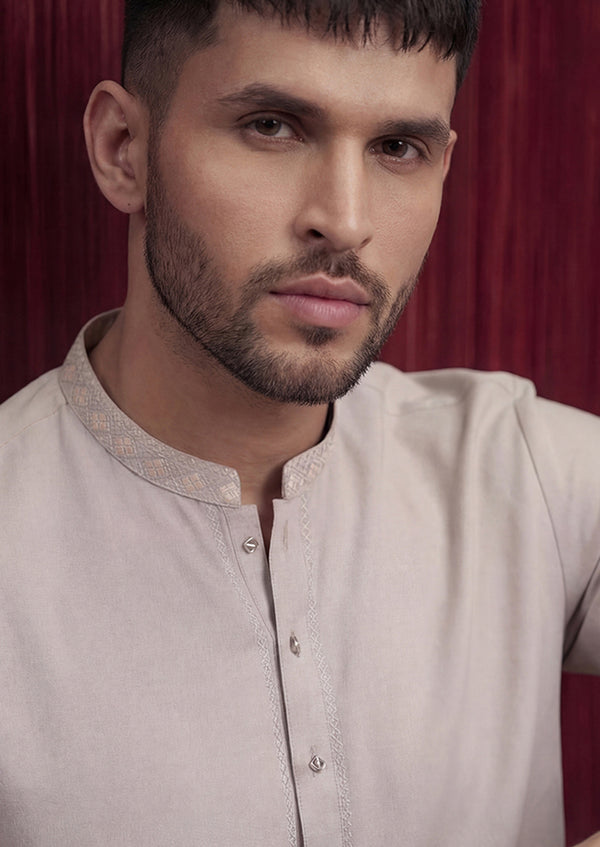 Peach-Blended-Shalwar Suit - (MP2PBBW25BM11D10)