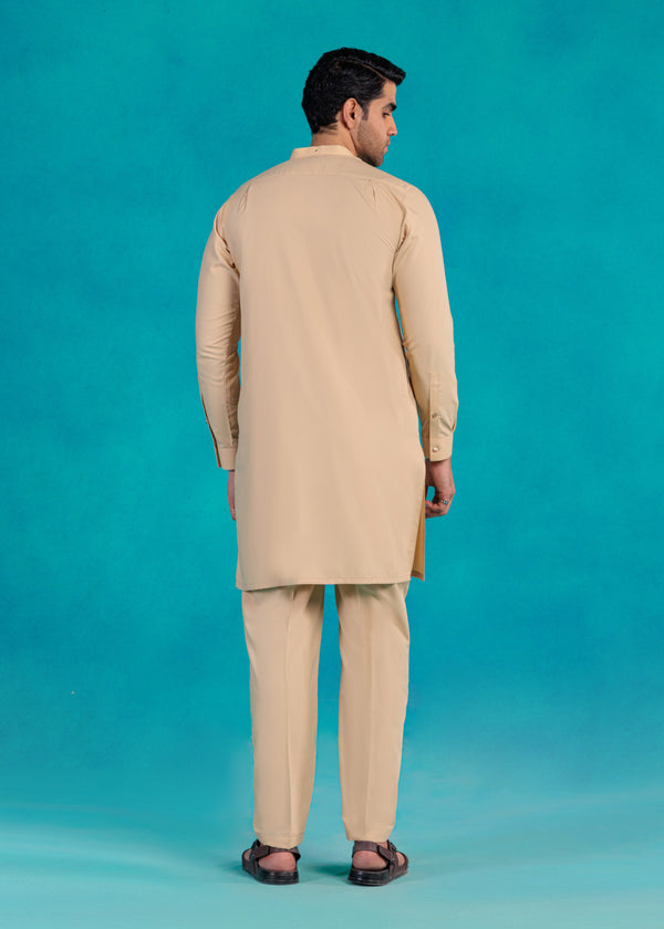 Beige-Blended-Kurta Trouser - (MP2PSBS26BM1F19)