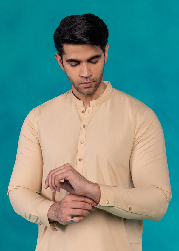 Beige-Blended-Kurta Trouser - (MP2PSBS26BM1F19)