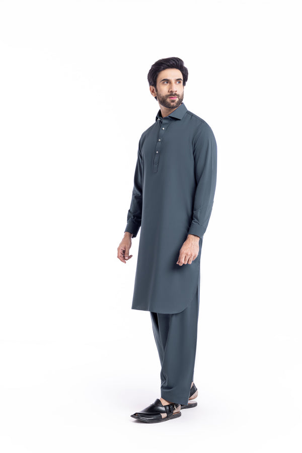 Grey-Blended-Shalwar Suit - (MP2PSBW25BM1J2)