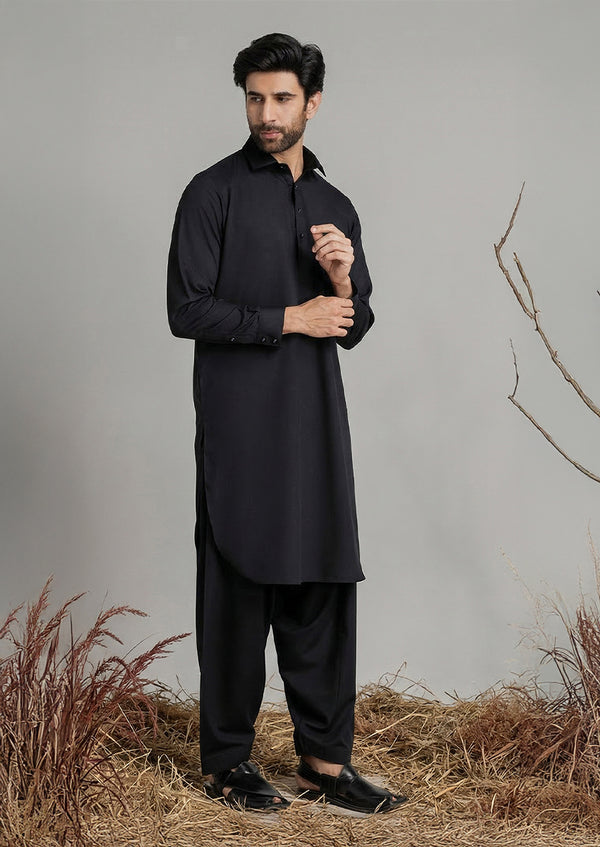 Black-Blended-Shalwar Suit - (MP2PSBW25BM1J3)