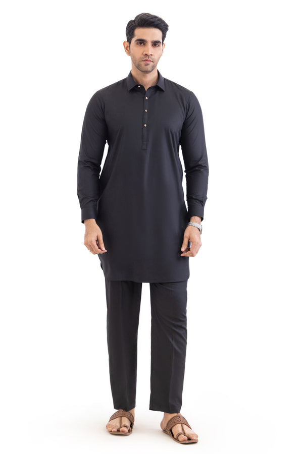 Black-Blended-Kurta Trouser - (MP2PSBW25BM9O13)