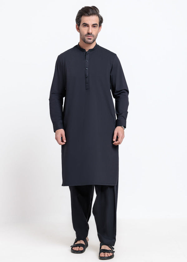 Black-Blended-Shalwar Suit - (MPS25SSS2083)