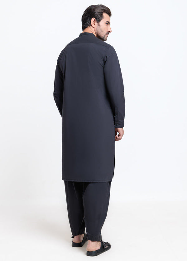 Black-Blended-Shalwar Suit - (MPS25SSS2083)