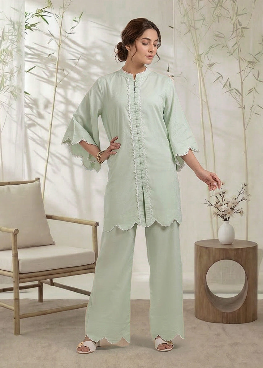 Mt-Green-Jacquard-2 Piece (WPS25SL2021) – Bonanza Satrangi
