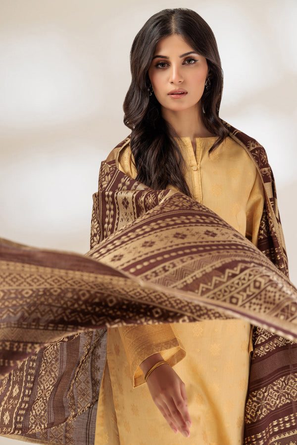 BEIGE-JACQUARD-3 PIECE (PWJ2233P21)