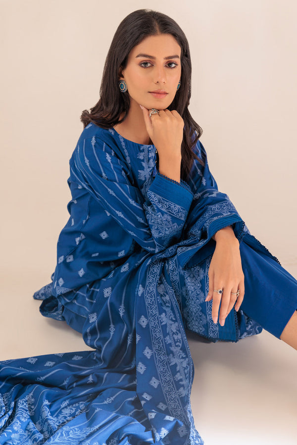 BLUE-JACQUARD-3 PIECE (PWJ3233P01)