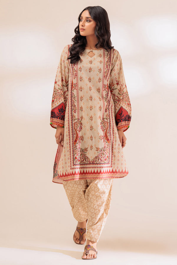 BEIGE-LAWN-2 PIECE (PWS1232P19)