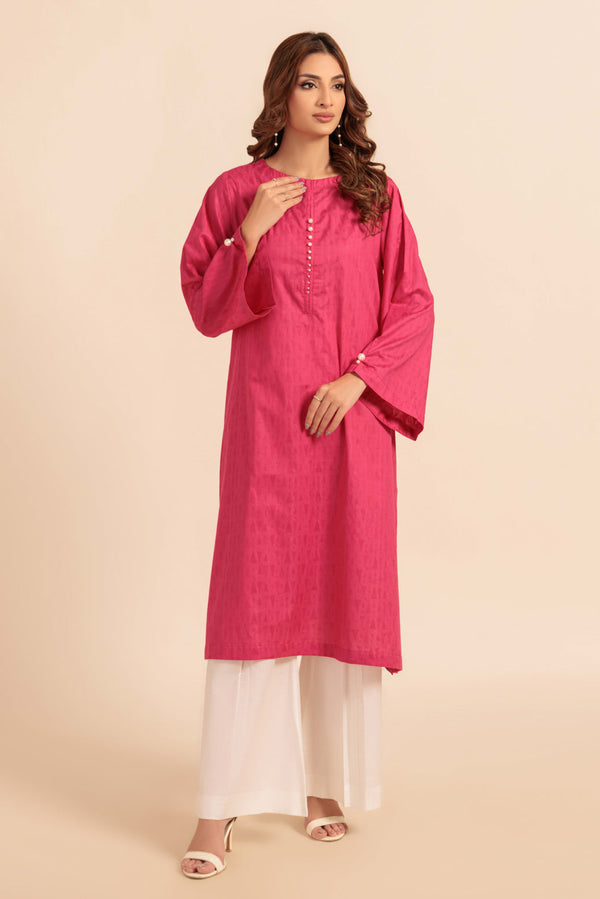 PINK-JACQUARD-1 PIECE (PWS1241P07)