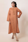 BROWN-JACQUARD-1 PIECE (PWS5241P08)