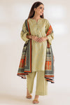 BEIGE-KHADDAR-3 PIECE (PWS6233P42)