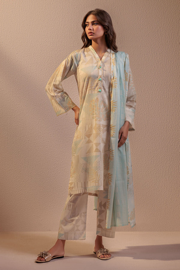 BEIGE-LAWN-3 PIECE (PWS6243P13)