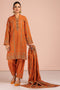 RUST-JACQUARD-3 PIECE (RBN233P09B)