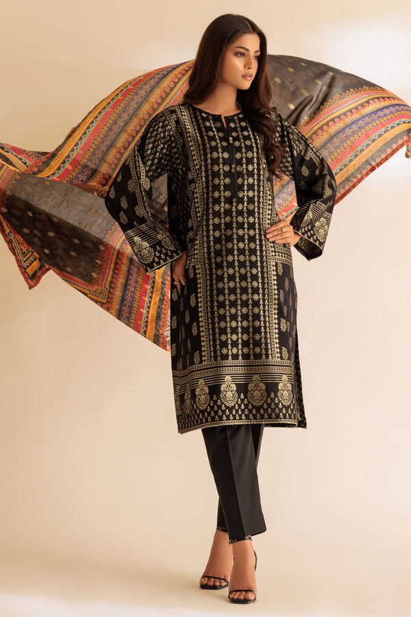 BLACK-JACQUARD-3 PIECE (SJ2243P01)