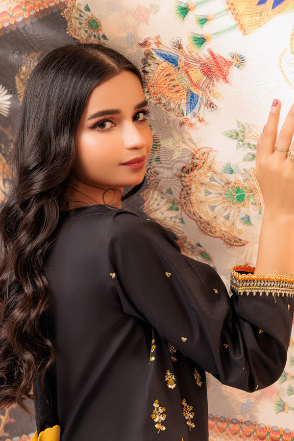 BLACK-CAMBRIC-3 PIECE (SL1H233P03)