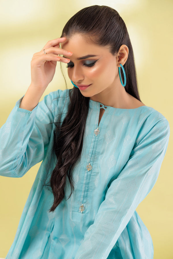 BLUE-JACQAURD-2 PIECE (SRLS232P14)