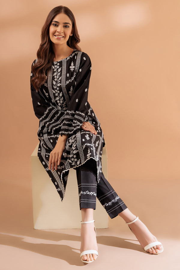 BLACK-CAMBRIC-2 PIECE (SS1242P02)