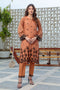 BROWN-JACQUARD-2 PIECE (SS1242P11)