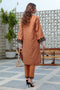 BROWN-JACQUARD-2 PIECE (SS1242P11)