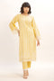 YELLOW-JACQUARD-2 PIECE (SS1242P12)