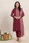 MAROON-CAMBRIC-3 PIECE (SS1243P23)