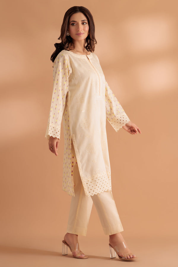 CREAM-JACQUARD-2 PIECE (SS5242P08)