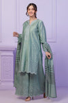 GREEN-DYED KHADDI-3 PIECE (SS5243P53)