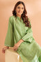 L-GREEN-JACQUARD-2 PIECE (SS6242P25)