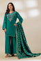 TEAL-RAW SILK-3 PIECE (SS6243P11)