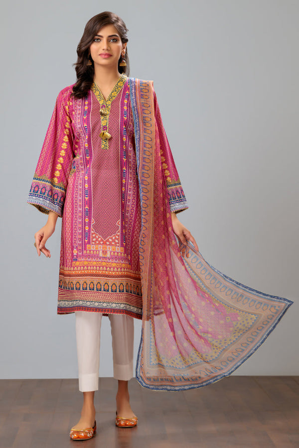 FUCHSIA-LAWN-2 PIECE (SSS232P01)