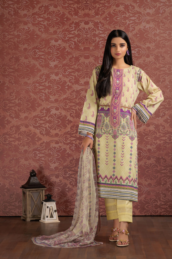 CREAM-LAWN-3 PIECE (SSS233P13)