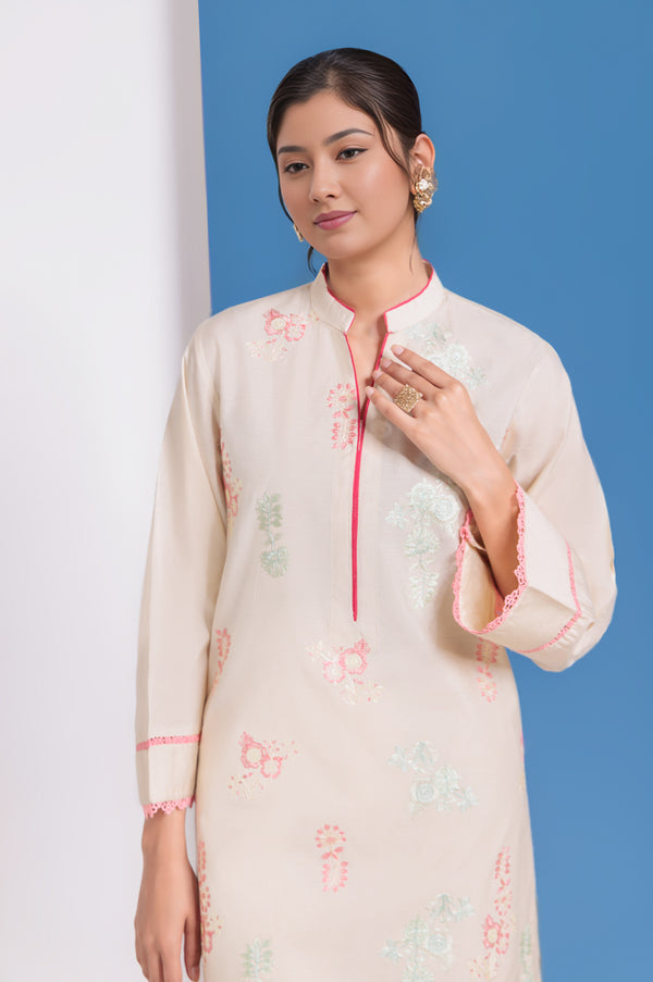 Ivory-Cotton Silk-2 Piece (WPS25SE2002)