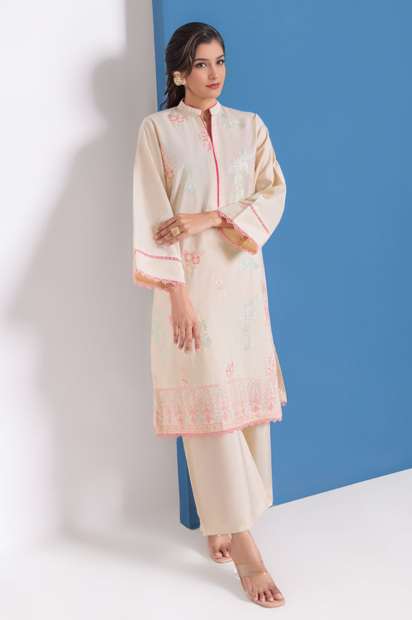 Ivory-Cotton Silk-2 Piece (WPS25SE2002)