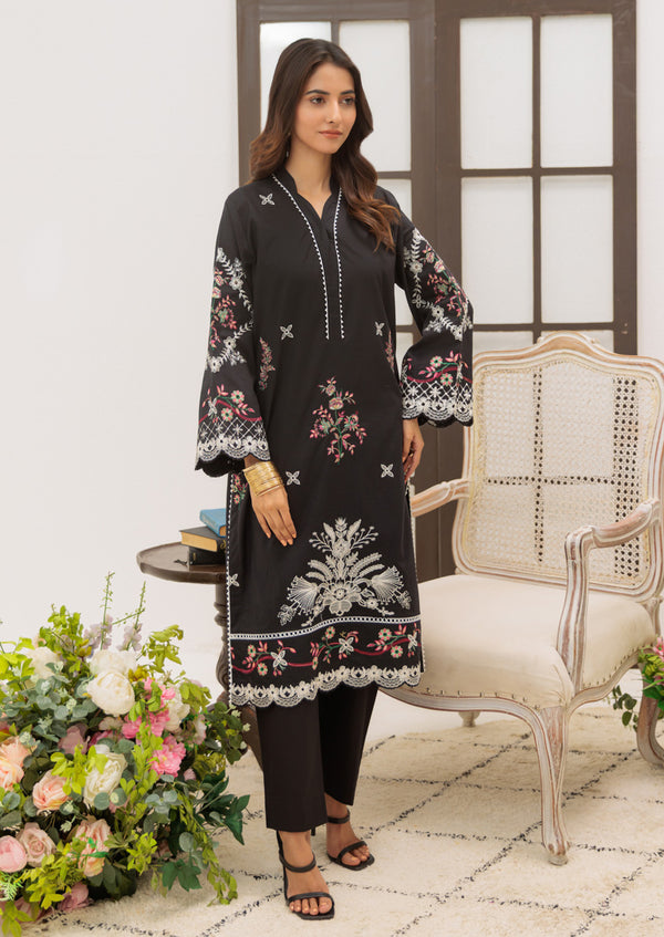 Black-Cambric-1 Piece (W25DE1008)