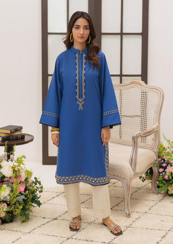 Blue-Cambric-1 Piece (W25DE1011)