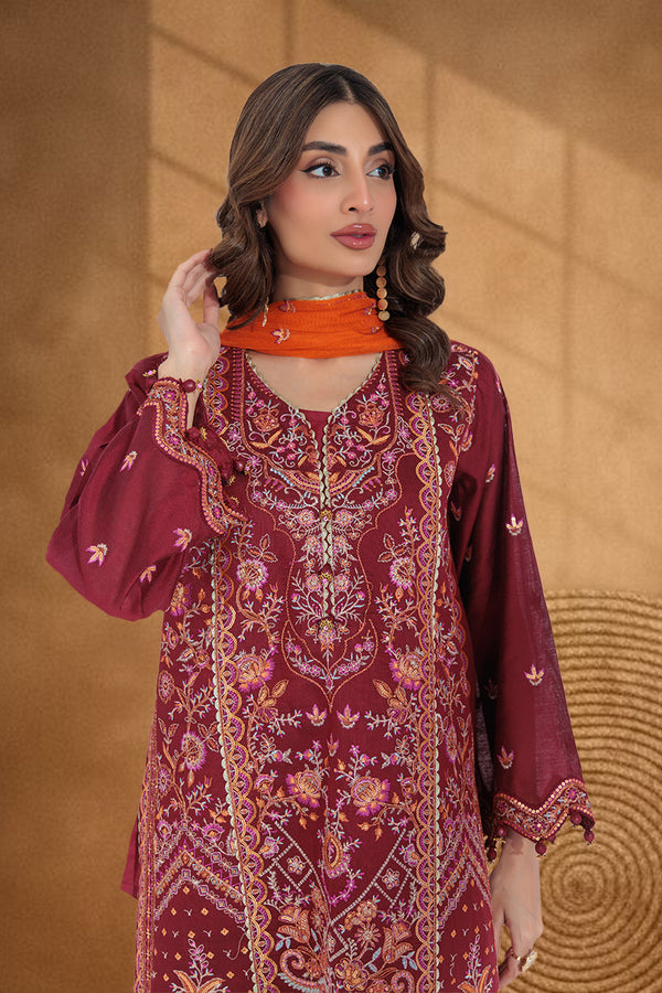 Red-Cotton Net-3 Piece (W25FE3005)