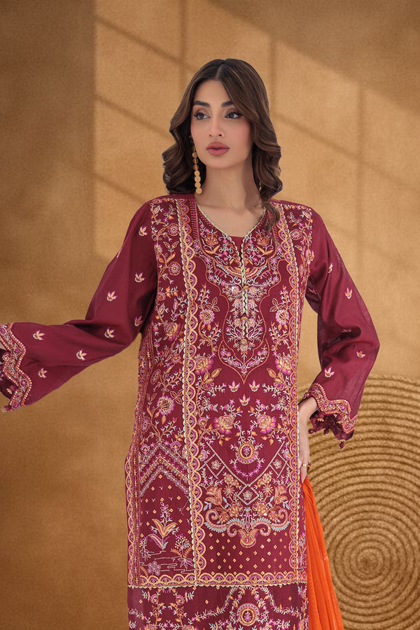 Red-Cotton Net-3 Piece (W25FE3005)