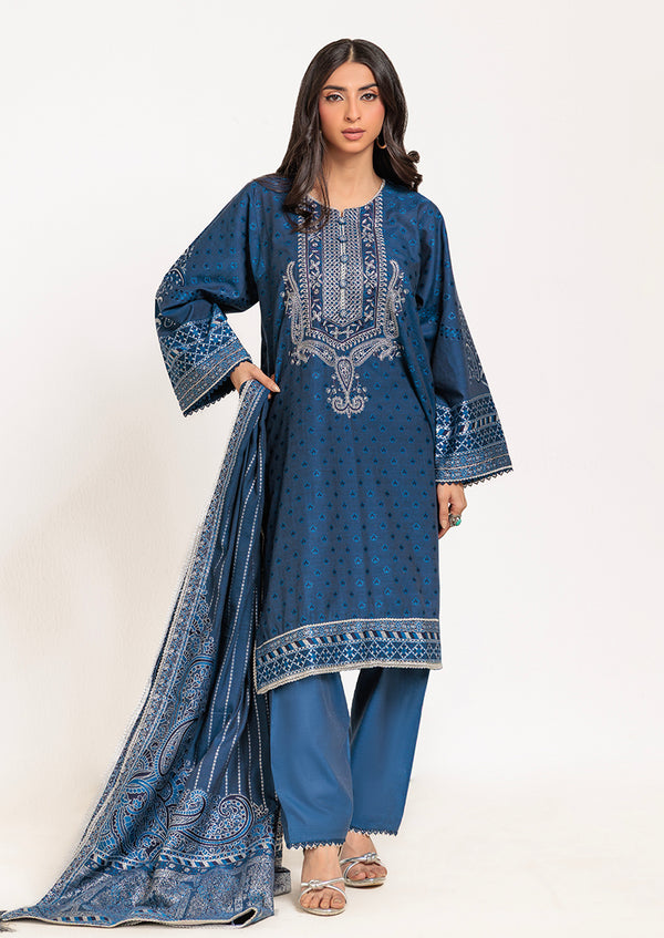 Blue-Jacquard  - 3 Piece  (W25SE3004)