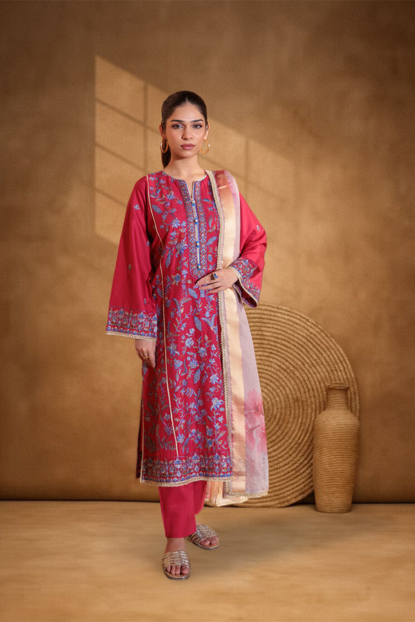 Red-Cambric-3 Piece (W25SE3121)