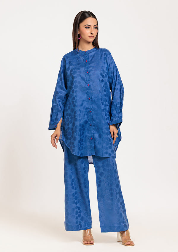 Blue-Jacquard - 2 Piece (W25Sl2033)