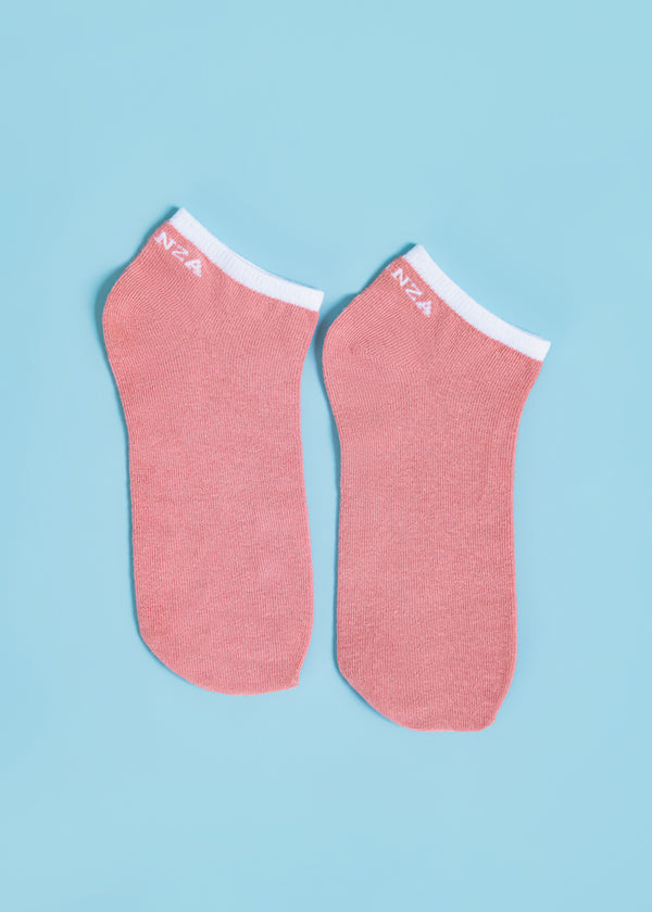 Rose Pink Low Cut Socks (WCLR3)