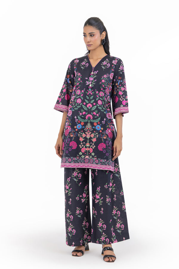 Black-Slub-Lawn-2 Piece (WP2PPBS26HR1F24)