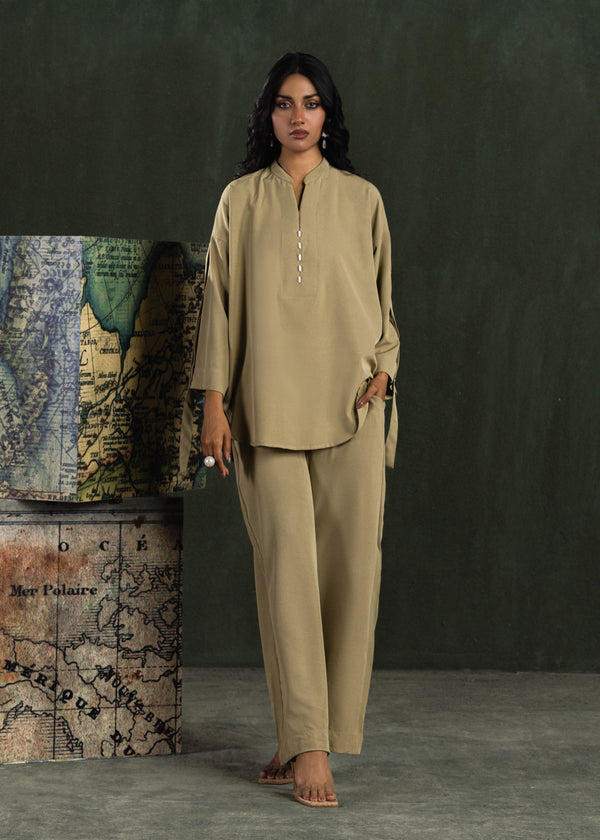 Olive-Flannel-2 Piece (WP2PSBS26HR1F39)