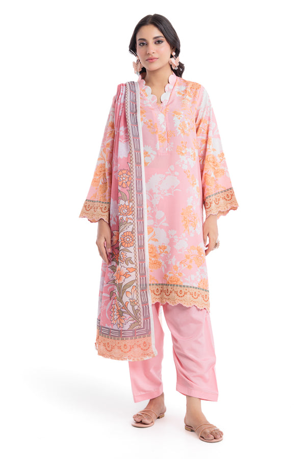 L-Pink- Cotton-3 Piece (WU3PPBS25SO6J37P)